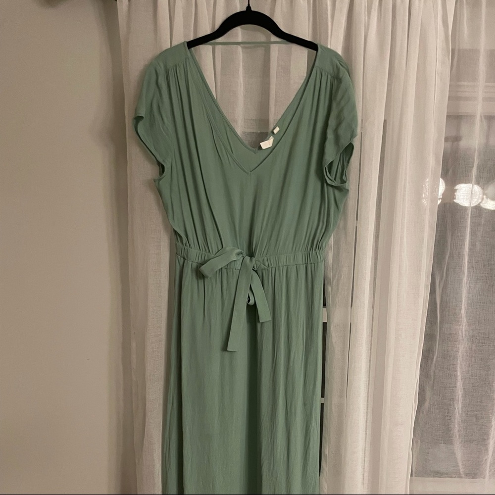 Treasure & Bond Green Maxi Dress